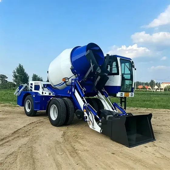 How a Self-Loading Concrete Mixer Replaces Five Machines on Site